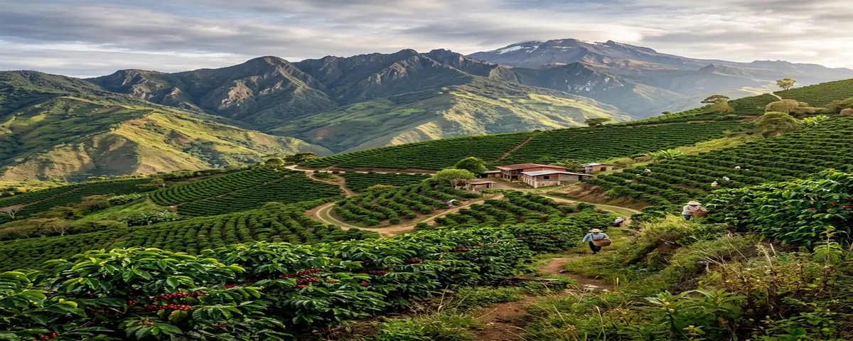 Colombia Huila Volcanic Slope Coffee Farm